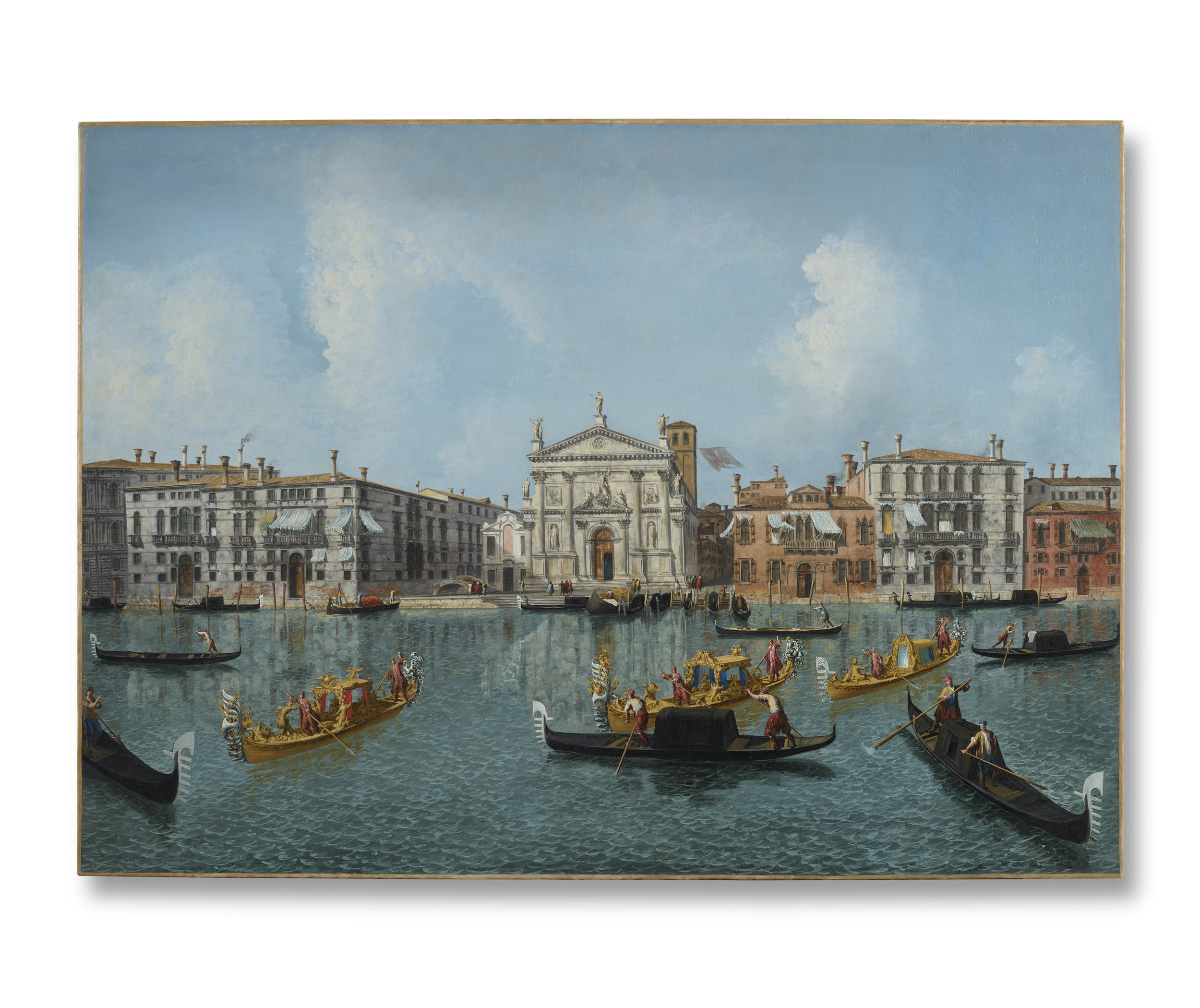 Venice: The Grand Canal with a View of the Church of San Stae